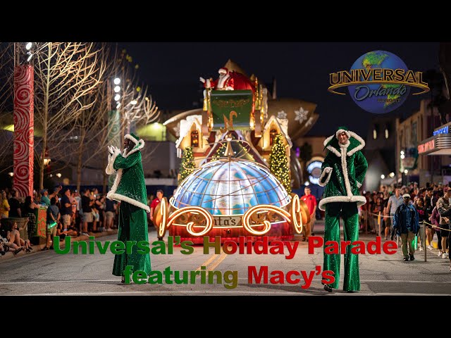 8K Universal’s Holiday Parade featuring Macy’s at Universal Orlando in VR180 3D