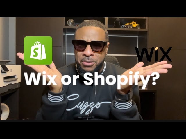 Wix or Shopify?? Creating a 7 figure brand which is the best to use??? #cuzzoclothing #shopify #wix