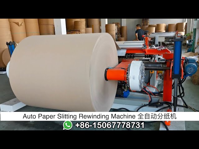 FZ-BNC auto paper slitting rewinding machine, paper roll slitter