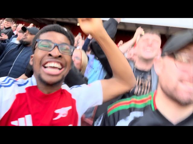 ARSENAL VS LEICESTER 4-2 THANK YOU ARSENAL FOR FIGHTING TILL THE 90TH MINUTE MATCHDAY VLOG 🔴⚪️