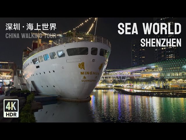 A cruise ship hidden in the wealthy area of Shenzhen has been transformed into a commercial center.