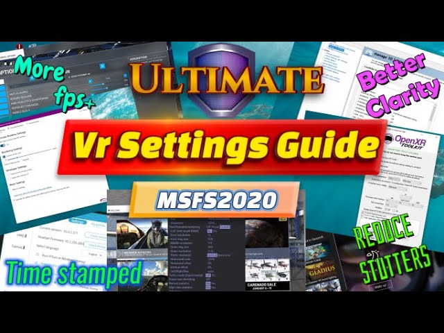 MSFS2020*OpenXr Toolkit, Nvidia Panel, Wmr, Pitool & Much more Updated SU11*Reverb G2, Pimax, Quest