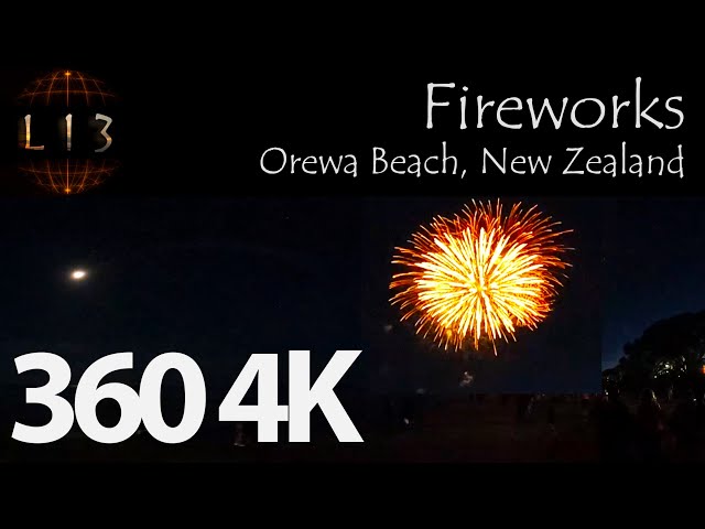 Moments In Time 4 - New Year's Fireworks 360 4K