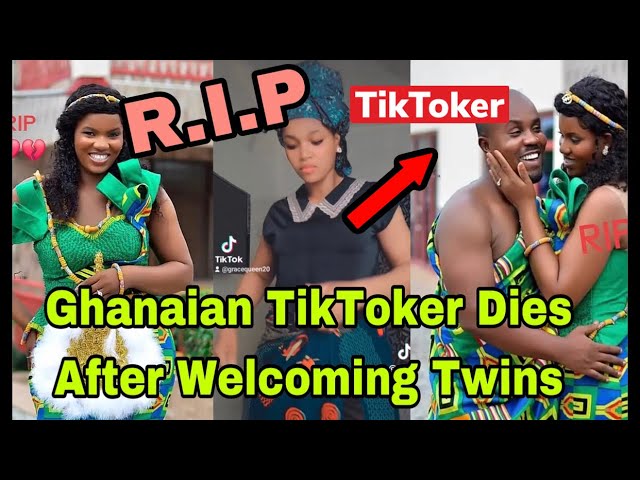 BREAKING: T£ARS FLOW AS POPULAR GHANAIAN TIKTOKER D!ES AFTER GIVING B!RTH TO TWINS🔥