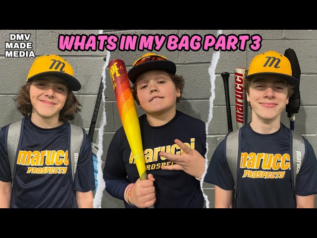 What’s in my BAG Part THREE! Marucci Prospects 12U