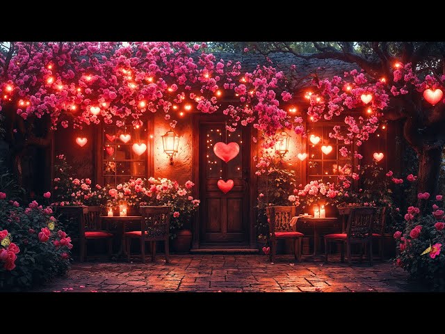 ✨ Romantic Jazz Café – Happy Valentine’s Day | Cozy Love Atmosphere & Relaxing Jazz Music✨for LoVe💖