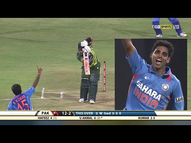 Bhuvneshwar Kumar 3/9 vs Pakistan | Dream Debut | 1st T20I 2012 Bangalore