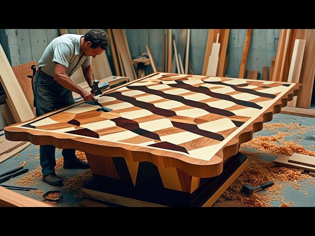 Turning Wood Waste into Works of Art: Upcycling Magic