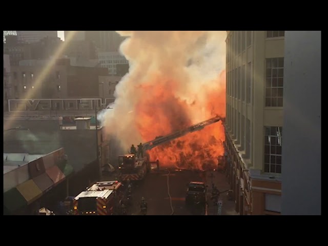 LAFD Chief Discusses Major Emergency Fire in Downtown L.A. that Injured 12 Firefighters