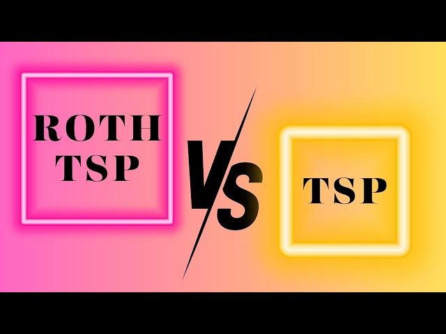 TSP and Roth TSP are the Same