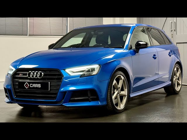 Audi S3 Black Edition In Ara Blue Crystal | Technology Pack | Virtual Cockpit | Bang & Olufsen