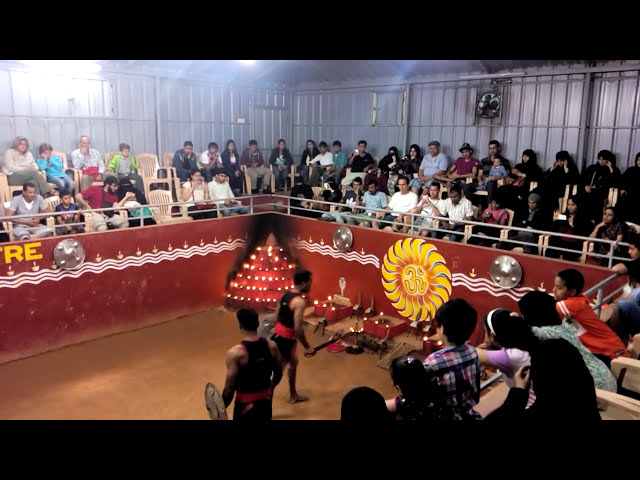 Kalaripayattu- Sword fight- Thekaddy Kalari Centre