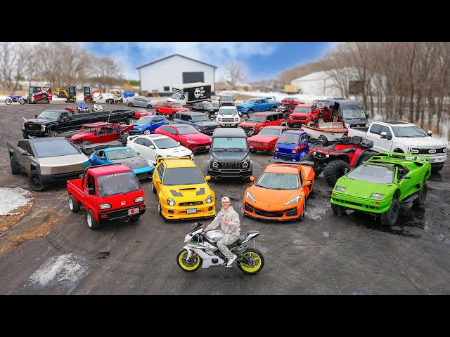 CboysTV Car Collection Tour (Over 100 Vehicles)