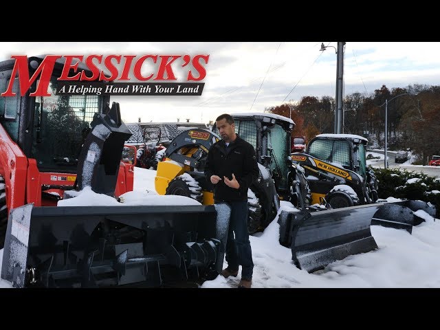 Snow Attachments, and their pro's and con's. Snow Blower, Push Box, Snow Blade.