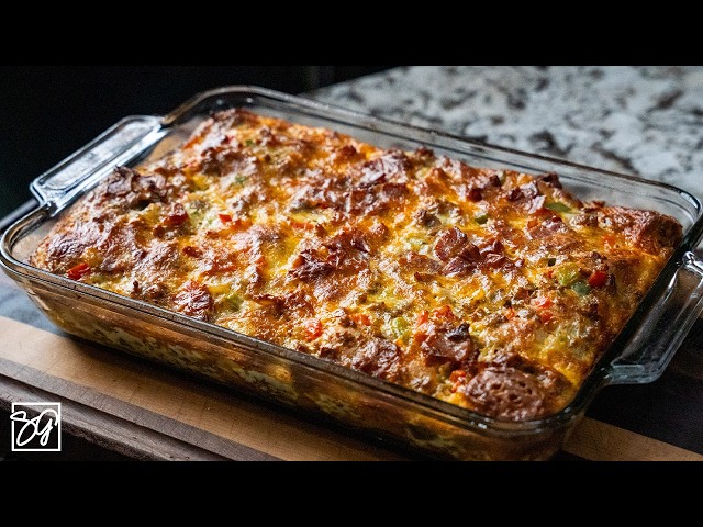 Gramma's SAUSAGE BISCUITS AND GRAVY... turned Casserole?!