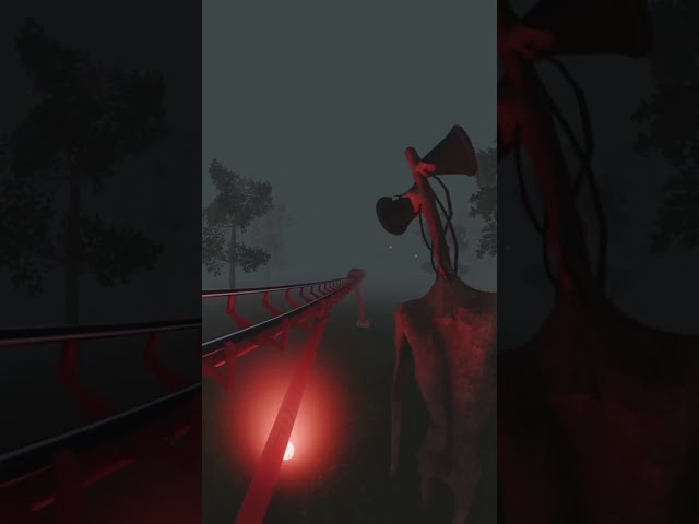 SIREN HEAD vs FNAF #VR Coaster #sirenhead #FNAF #fivenightsatfreddys #3d #360 #horror #rollercoaster