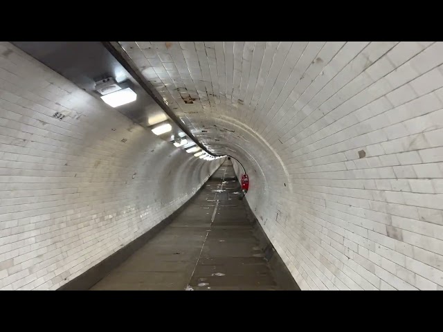 Stalactites in the Greenwich Foot Tunnel