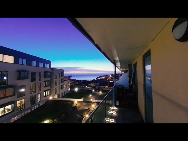 VR180 Timelapse Balcony sunset