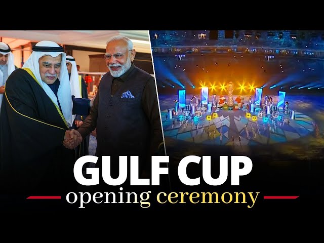 LIVE: PM Modi witnesses the opening ceremony of the Gulf Cup in Kuwait