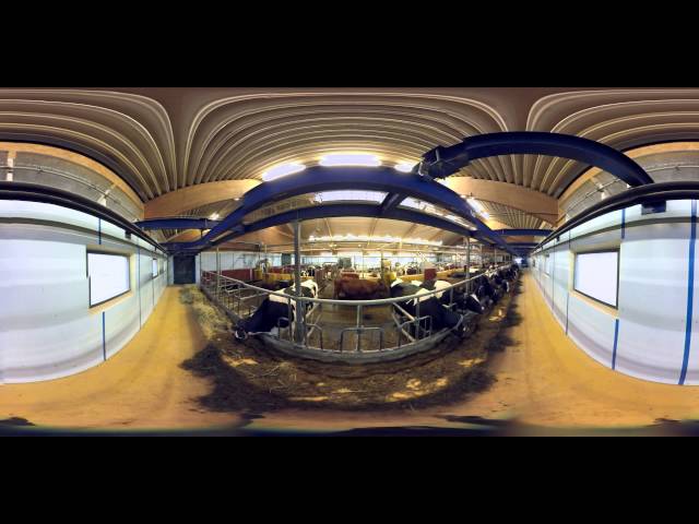 DeLaval 360˚ virtual tour of Hamra Farm, Sweden