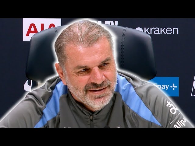 'Cut me SOME SLACK! Can't be BUBBLY & CHEERY ALL THE TIME!' | Ange Postecoglou | Tottenham v Man Utd