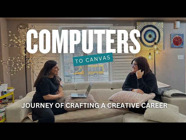 My Creative Transformation | Computers to Canvas Podcast | Color Me Creative by Shreiyah