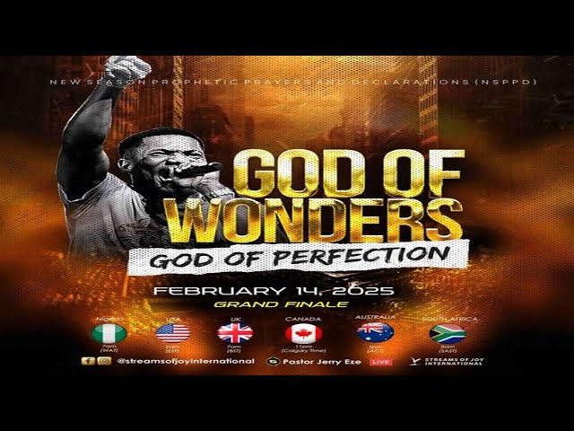 GOD OF WONDERS; GOD OF PERFECTION [DAY 5] || NSPPD || 14TH FEBRUARY 2025