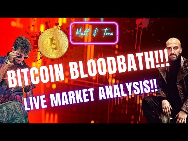 BITCOIN BLOODBATH!!!-WHERE IS THE BOTTOM?-LIVE MARKET ANALYSIS!