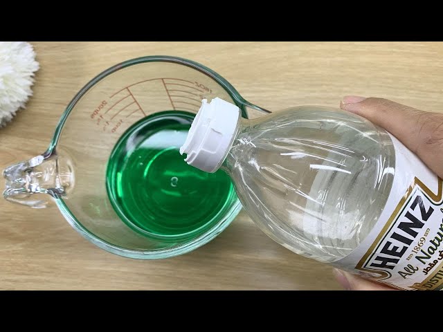 I Poured Vinegar Into The Dish Detergent! The Effect Is Shocking!