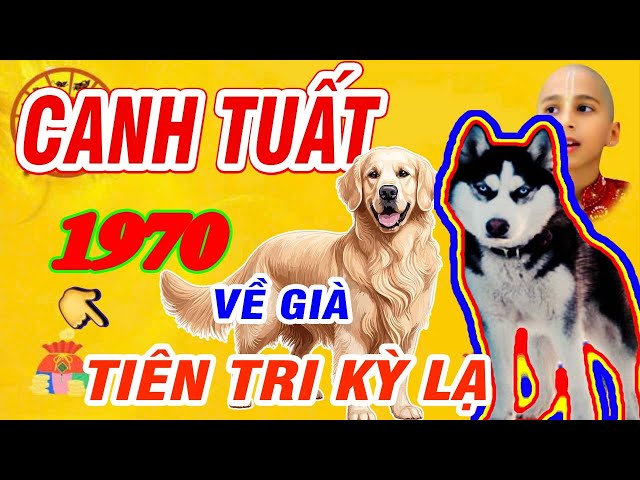 Tiên Tri Tiết Lộ Ý Trời- CANH TUẤT 1970 Phước đức ngập lối, tiền bạc giàu nứt vách khi về già.