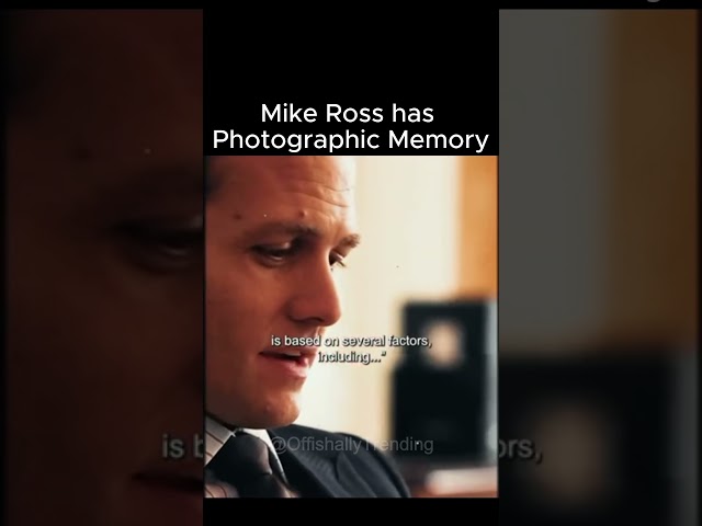 Mike Ross has Photographic Memory | SUITS