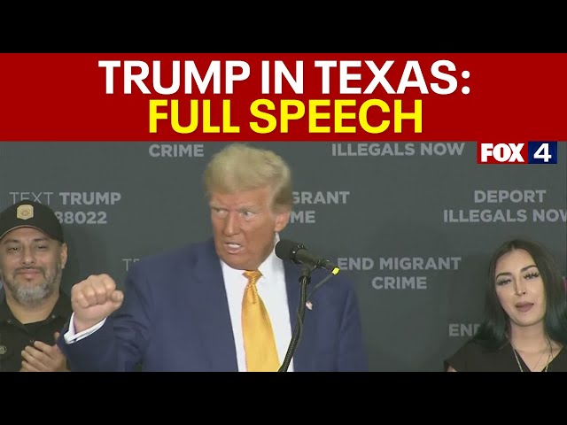 Trump rally in Austin: FULL NEWS CONFERENCE