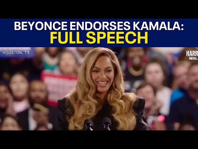 Beyonce, Kelly Rowland at Kamala Harris rally in Houston: FULL SPEECH