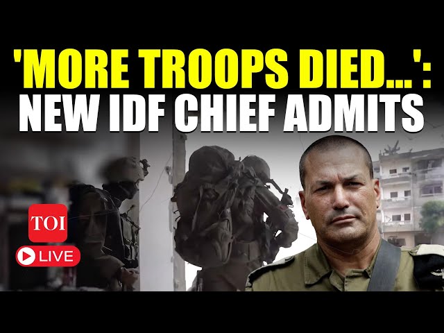 New Israeli Military Boss' Explosive Admission; 'More IDF Soldiers Killed Fighting Hamas Than...'