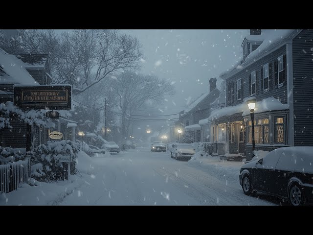 Blizzard Sounds for Sleep, Study & Relaxation | Snowstorm Ambience | Howling Wind Sounds | Sleep