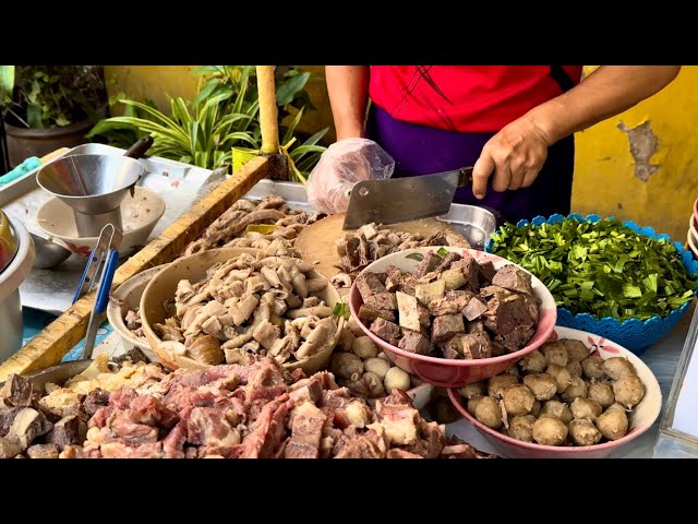 Special boiled beef | interesting thai food | bangkok street food