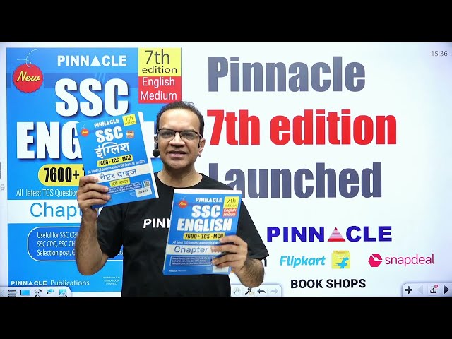 📕SSC English 7600+ TCS MCQ chapterwise 7th edition book launched I available in both languages |