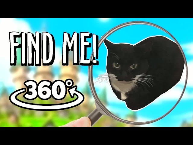 Find Maxwell the Cat in this Virtual Reality Hide and Seek Challenge! | VR 360° 4K