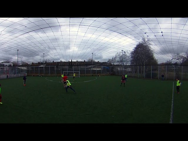 18 Feb 1pm Football Game - Paradise Park, London (clip2) - 360 video