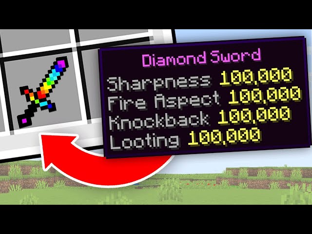 Beating MINECRAFT With LEVEL 1,000,000 ENCHANTS (FUNNY)