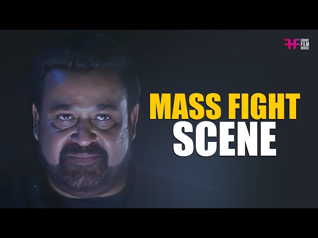 Mass Fight Scene | Mohanlal | Mukesh | Vijay Babu | Baburaj | Peruchazhi Movie