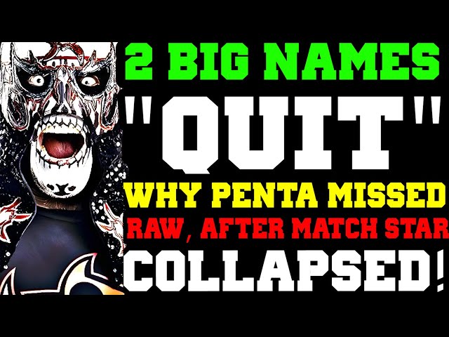 WWE News! Ricky Starks NEXT Appearance! TWO BIG DEPARTURES! Why PENTA MISSED RAW Wrestler Collapsed