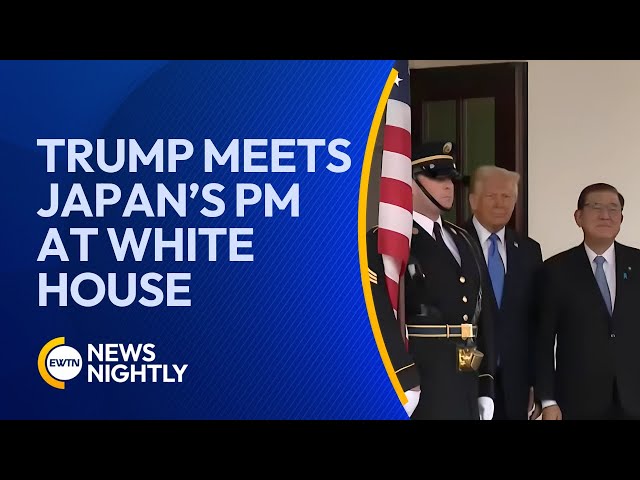 President Trump Welcomes Japan’s Prime Minister to White House to Discuss Range of Issues | EWTN New