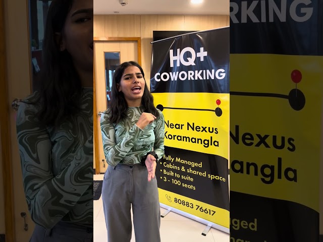 Best Coworking Space In Bangalore - 2025 | HQPlus  #startup  #coworkingspace #coworkinginkoramangala