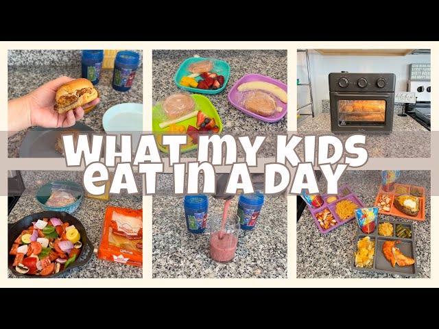 What My Kids Eat in a Day SUMMER 2023 // REAL LIFE Easy Meal Ideas For Toddlers and Picky Eaters 🥕