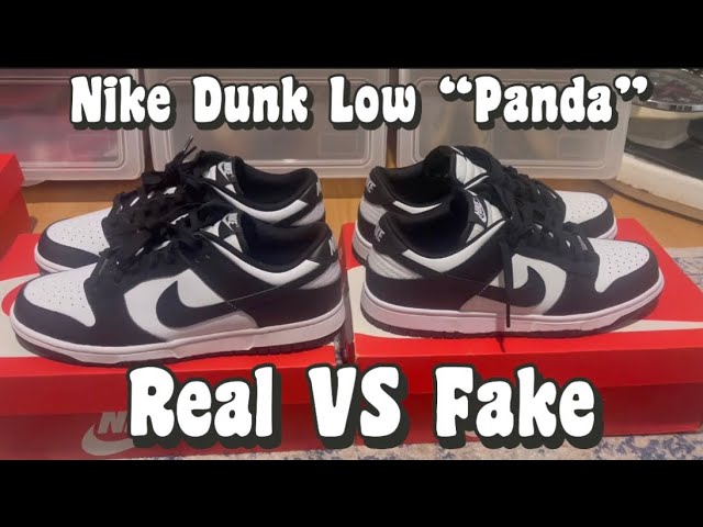 Real vs Fake! Nike Dunk Low “Panda”