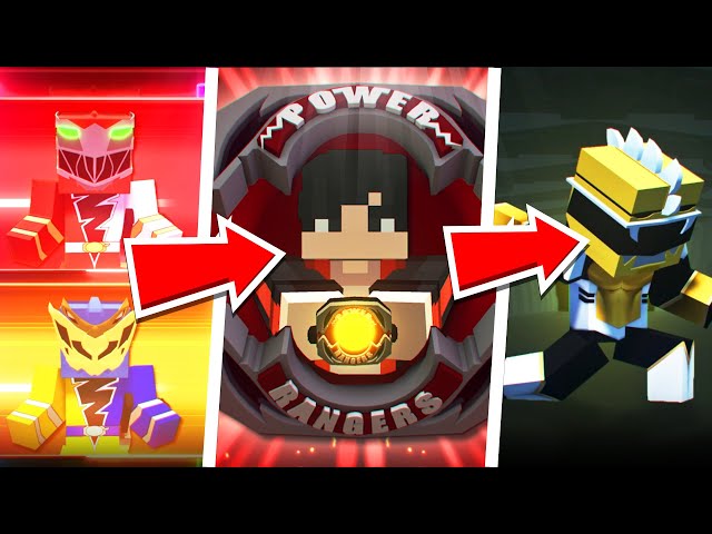 TODAS as MORFAGENS de POWER RANGERS⚡ no MINECRAFT