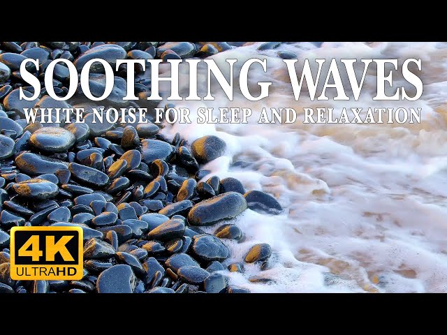 Soothing waves. 8 hours of white noise for sleep, study and relaxation