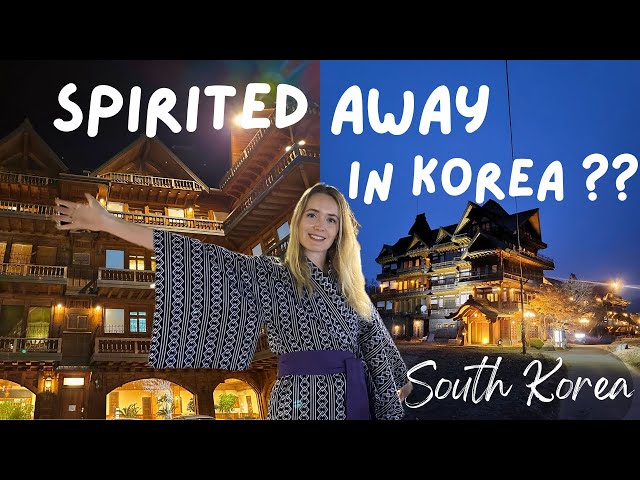 Spirited Away hotel in Korea ?? 😮 | SOUTH KOREA 🇰🇷