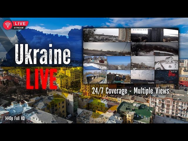 Ukraine Live: Real-time HD Camera Feeds from Ukraine